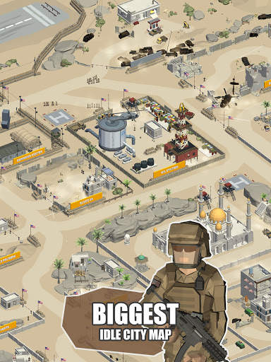 Idle Warzone 3d: Trò chơi quân sự screenshot 8