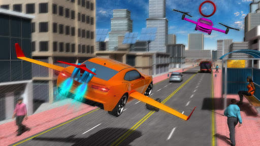 Penerbangan Mobil Akrobat Sopir Kota Simulator screenshot 4