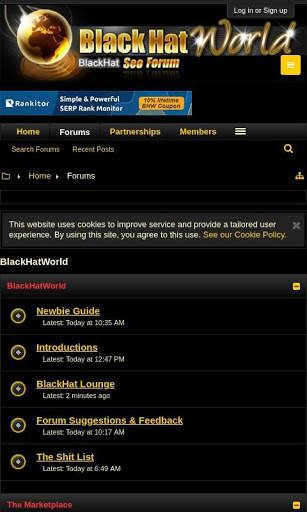 BlackHatWorld screenshot 1