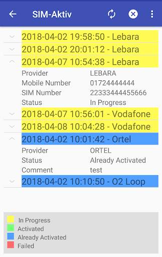 SIM-Aktiv - SIM Card Activation screenshot 1