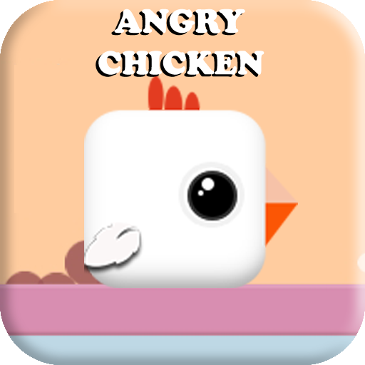 Angry Chicken - square bird - stacky bird 2020 icon