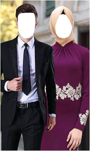 Hijab Couples Photo Suit Editor Free screenshot 5