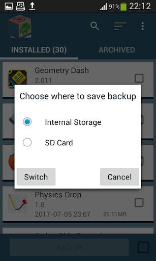 Backup, Restore & Transfer apps स्क्रीनशॉट 6