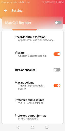 Max Call Recoder скриншот 3