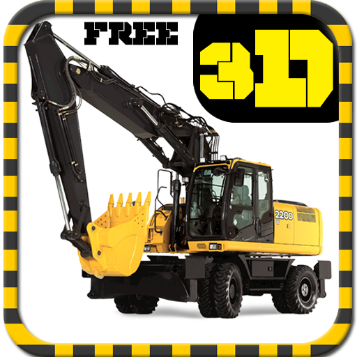Excavator Construction Driving icon