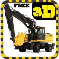 Excavator Construction Driving logo