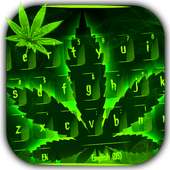 Weed Rasta Keyboard Theme logo