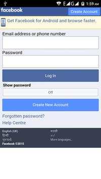 Easy Facebook screenshot 1