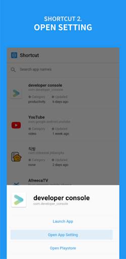 Shortcut - PlayStore & Setting screenshot 3