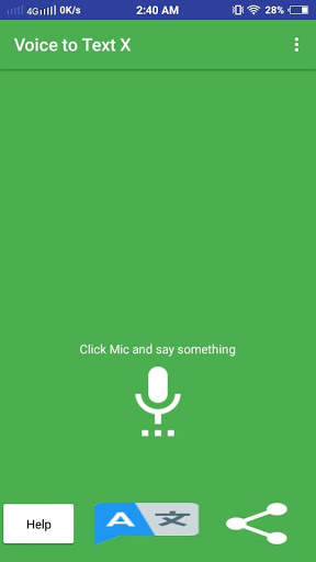 Voice to Text X (For whatsapp, fb, gmail,etc) screenshot 3