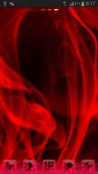 GO Launcher EX Theme Red Fire screenshot 8
