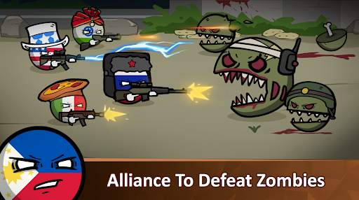Countryballs - Zombie Attack screenshot 2