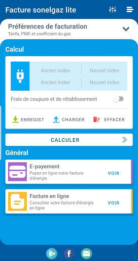 Facture Sonelgaz Lite - calcul rapide screenshot 2