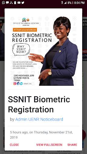 UENR Noticeboard screenshot 6