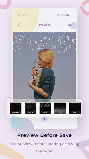 Rain Effect Video Maker screenshot 5