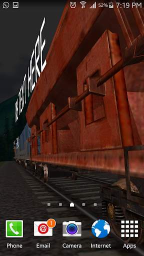 Traveling Train 3d Lwp screenshot 3