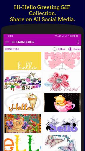 Hi Hello Gif Collection. screenshot 2