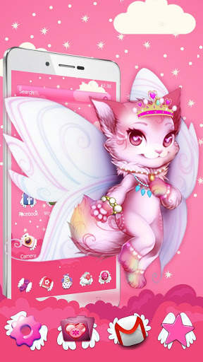 Taffy Angel Cat Theme screenshot 2