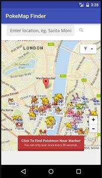 PokeMap Finder for Pokemon Go screenshot 1