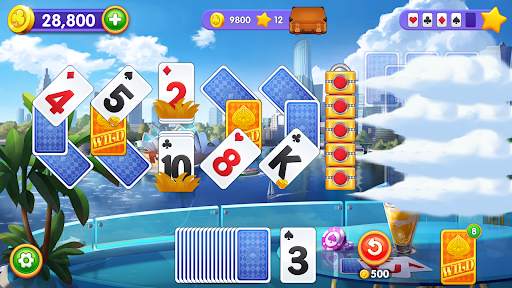 Solitaire Travel : Classic Tripeaks Card Game screenshot 2