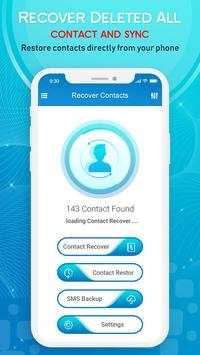Recover Deleted Contacts - Backup, Export, Restore screenshot 1