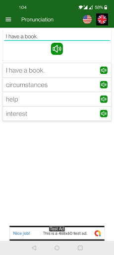 English pronunciation - British and American screenshot 2