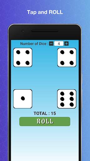 Dice Roller : 6-sided dice at your fingertips screenshot 2
