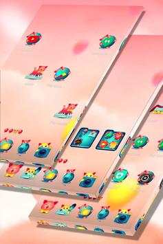 Sweet Kitty Launcher Theme screenshot 1