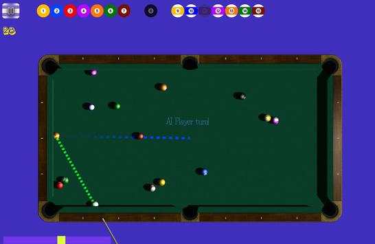 pool 8 biliar bola pro screenshot 2