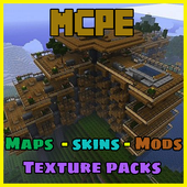 Maps for MCPE: Texture Packs, Mods, Skins icon