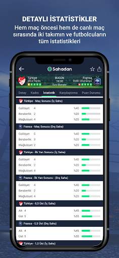 Sahadan - Hızlı Canlı Skor screenshot 3