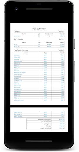 TRAI Channel Price List for DTH and Cable स्क्रीनशॉट 8