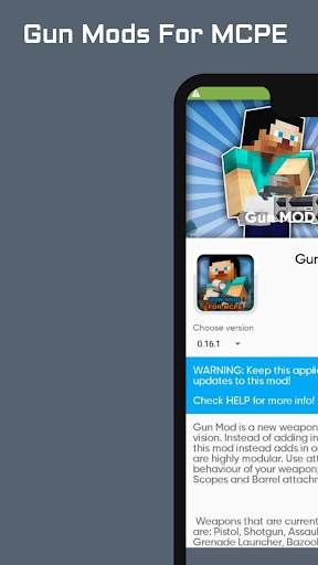 Gun MOD For MCPE screenshot 1