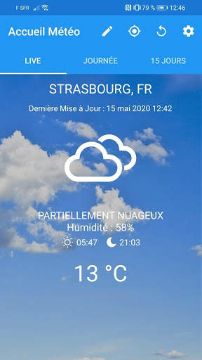 Accueil Météo screenshot 1