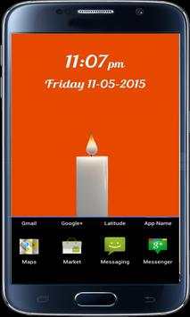 Candle Screenlock 3 تصوير الشاشة