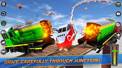 Mega Ramp Train Stunt Game screenshot 5