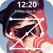 Anime for Girls Pattern Lock Screen icon