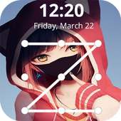 Anime for Girls Pattern Lock Screen