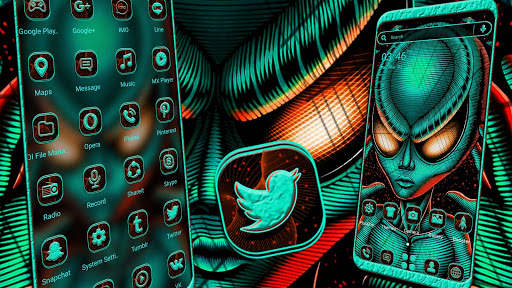 Alien Theme Launcher screenshot 1