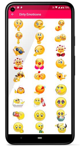 Adult Emoticons screenshot 1