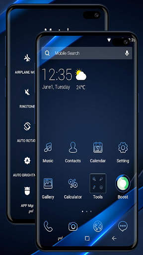 Metal APUS Launcher Theme screenshot 1