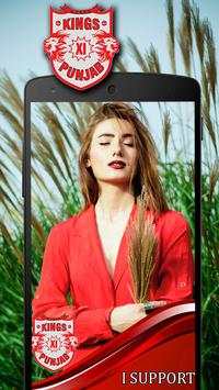 Kings XI Punjab Stickers: Kings 11 Photo Frames screenshot 1