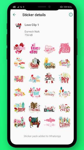 Love couple stickers for WhatsApp (WAStickerapps) screenshot 2