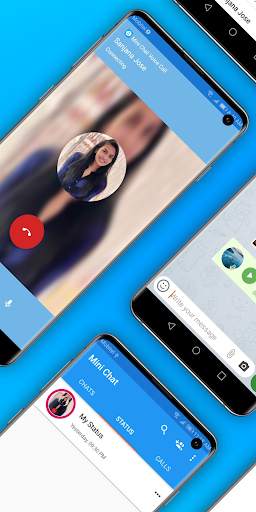 Mini Chat 2021 : Text, Voice Call & Video Chat screenshot 1