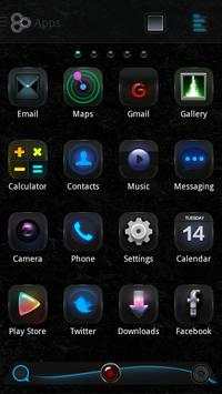 Black Elf GO Launcher Theme screenshot 3