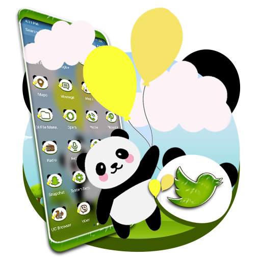 Panda Balloon Launcher Theme 1.2