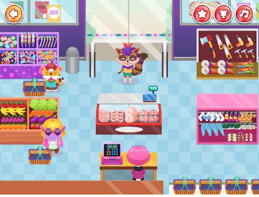 FUNNY SHOPPING SUPERMARKET - Shopping games girls screenshot 2