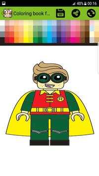 Coloring book for BAT-LEGO screenshot 3