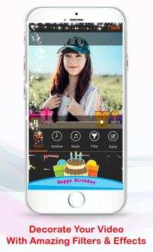 Happy Birthday Video Editor screenshot 3