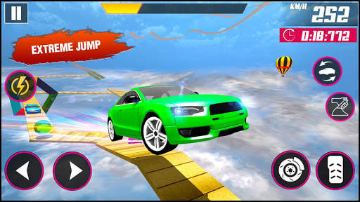 Extreme Racing Car Stunts : Impossible Sky Tracks screenshot 4